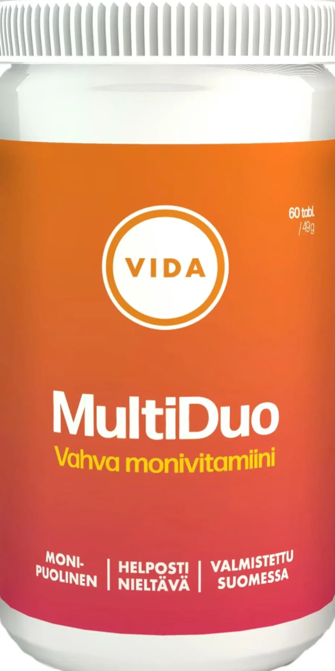 Vida ravintolisävalmiste Multiduo vahva monivitamiini 60 tablettia / 49 g