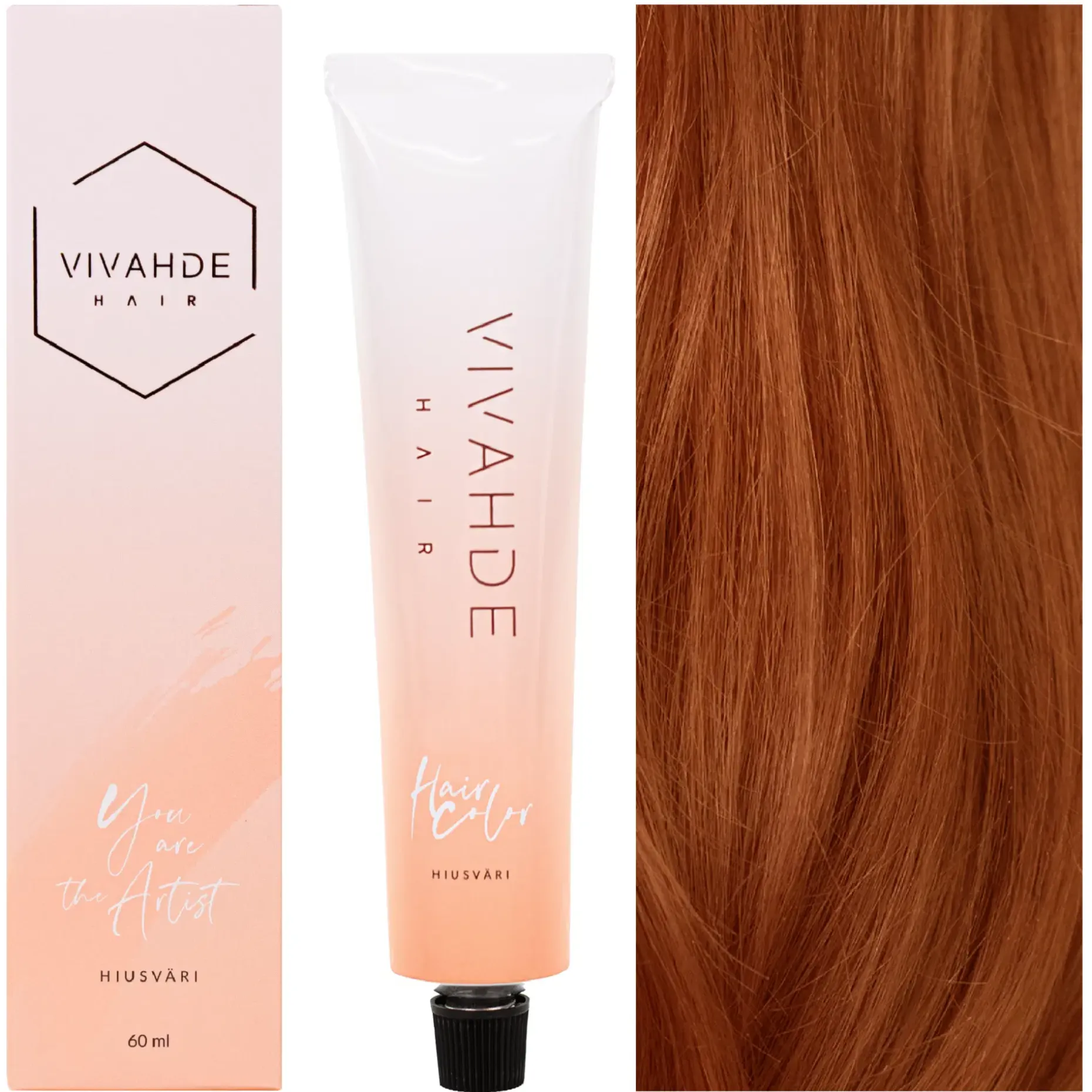 Vivahde Hair 8 C Kupari hiusväri 60 ml