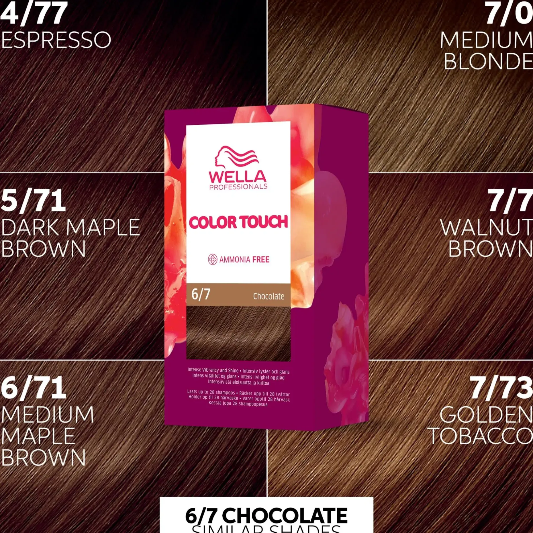 Wella Professionals Color Touch Deep Brown Chocolate 6/7 kotiväri 130 ml