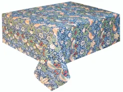William Morris Pöytäliina Strawberry thief blue 145x250cm