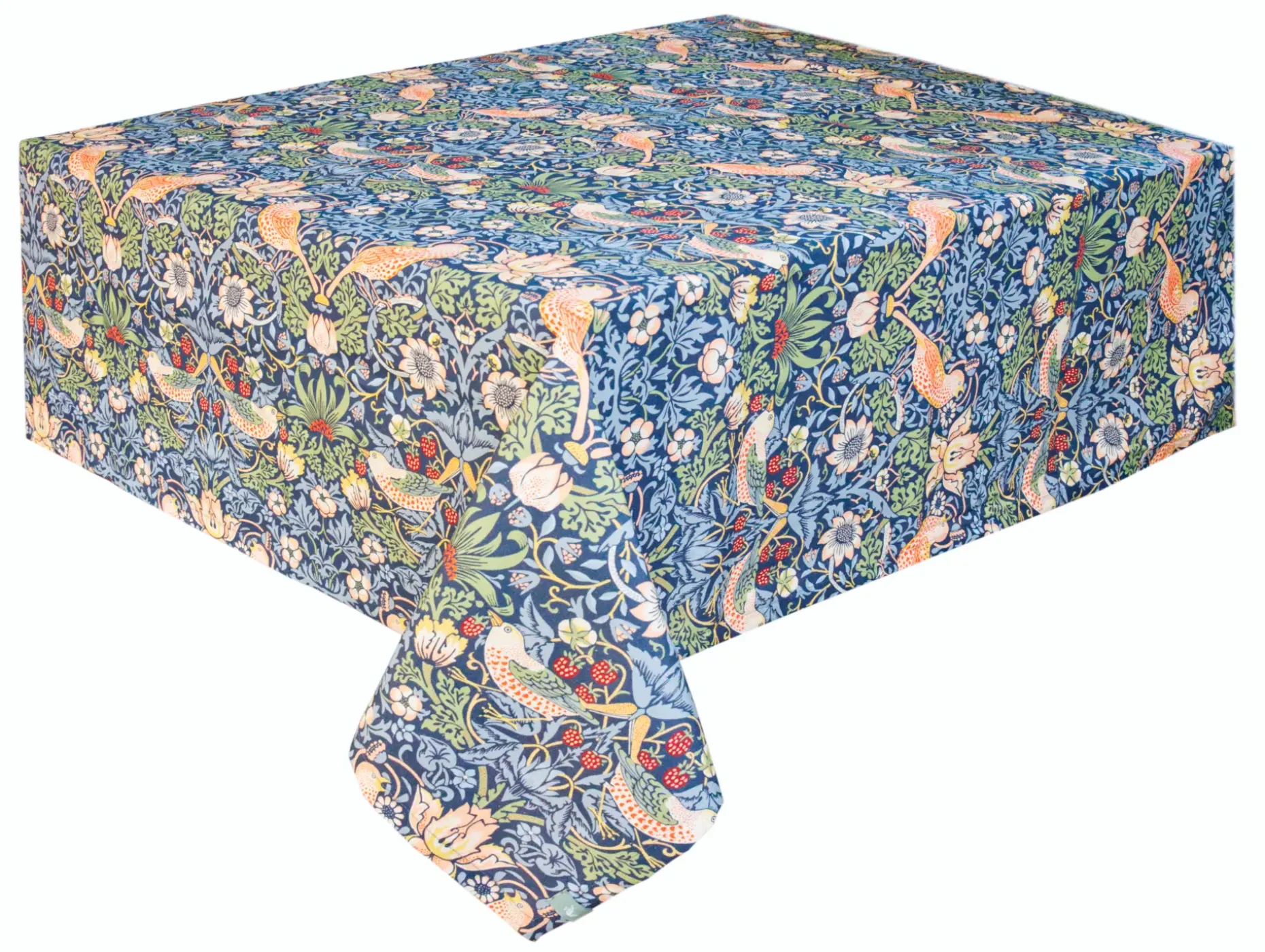 William Morris Pöytäliina Strawberry thief blue 145x250cm