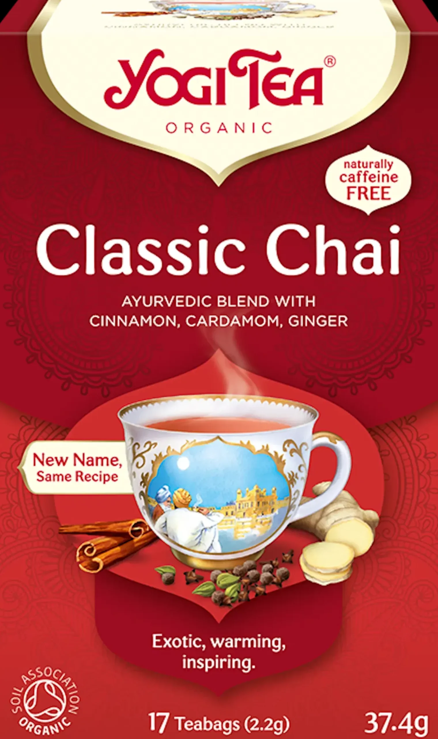 Yogi Tea Luomu Classic Chai Maustetee Ayurvedinen 17x2,2g